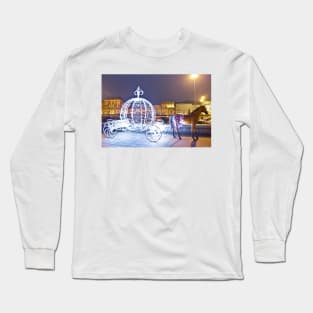 Christmas carriage and horse Long Sleeve T-Shirt